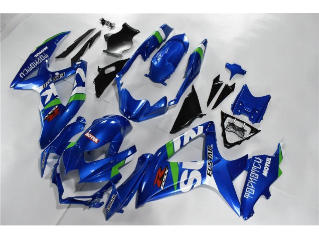 Carenado Moto GSXR 600 / 750 K8 2008-2010 - Azul Blanco Verde Carenado Moto GSXR 600 / 750 K8 2008-2010 - Azul Blanco Verde