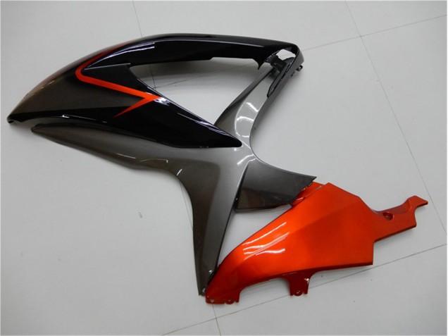 Carenado Moto GSXR 600 / 750 K8 2008-2010 - Negro Naranja Gris Carenado Moto GSXR 600 / 750 K8 2008-2010 - Negro Naranja Gris