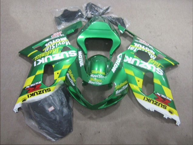 Carenado Moto GSXR 600 K1 K2 K3 2001-2003 - Telefunica Movistar Carenado Moto GSXR 600 K1 K2 K3 2001-2003 - Telefunica Movistar