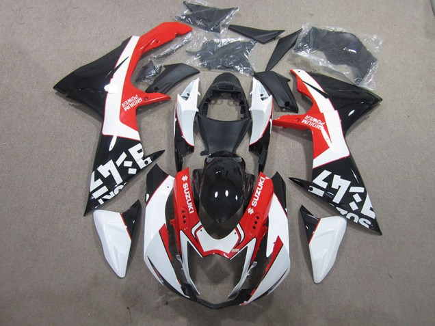 Carenado Moto GSXR 600 K11 2011-2021 - Negro Rojo Blanco Carenado Moto GSXR 600 K11 2011-2021 - Negro Rojo Blanco