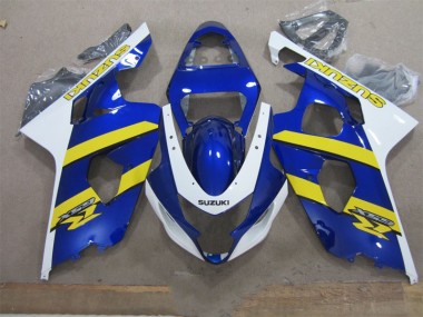 Carenado Moto GSXR 600 K4 2004-2005 - Azul Blanco Amarillo