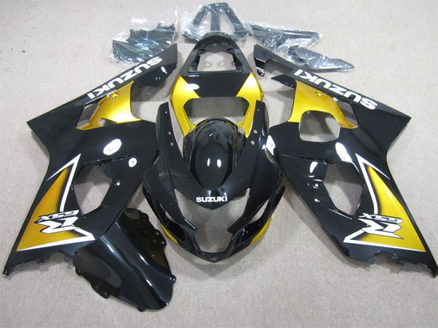 Carenado Moto GSXR 600 K4 2004-2005 - Negro Amarillo Carenado Moto GSXR 600 K4 2004-2005 - Negro Amarillo