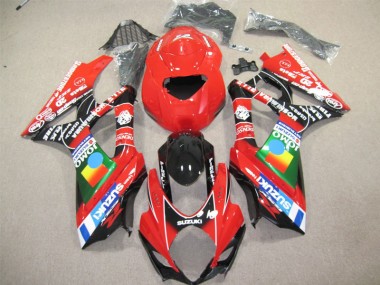 Carenado Moto GSXR 600 K4 2004-2005 - Rojo Negro