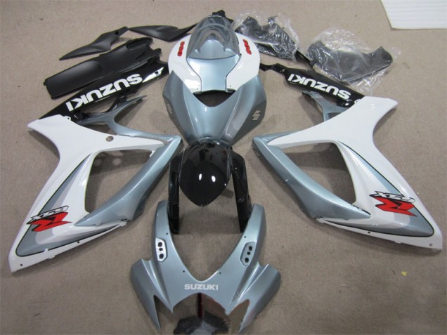 Carenado Moto GSXR 600 K6 2006-2007 - Blanco Gris Carenado Moto GSXR 600 K6 2006-2007 - Blanco Gris