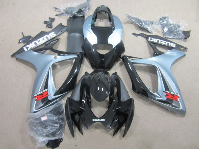 Carenado Moto GSXR 600 K6 2006-2007 - Negro Gris Carenado Moto GSXR 600 K6 2006-2007 - Negro Gris