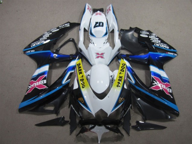 Carenado Moto GSXR 600 K8 2008-2010 - Blanco Oscuro Dog 07 Carenado Moto GSXR 600 K8 2008-2010 - Blanco Oscuro Dog 07
