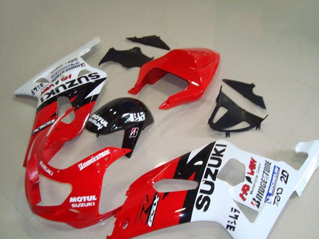 Carenado Moto GSXR 750 K1 K2 K3 2001-2003 - Rojo Blanco Motul Carenado Moto GSXR 750 K1 K2 K3 2001-2003 - Rojo Blanco Motul