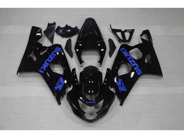 Carenado Moto GSXR 750 K4 2004-2005 - Calcomanía negra y azul Carenado Moto GSXR 750 K4 2004-2005 - Calcomanía negra y azul