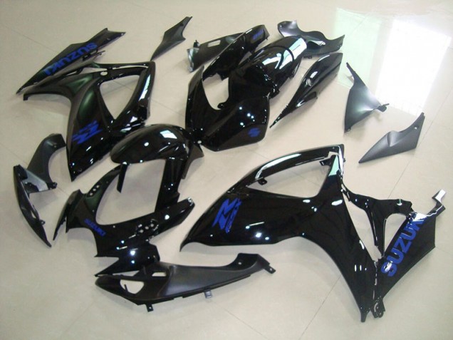 Carenado Moto GSXR 750 K6 2006-2007 - Calcomanía negra y azul Carenado Moto GSXR 750 K6 2006-2007 - Calcomanía negra y azul