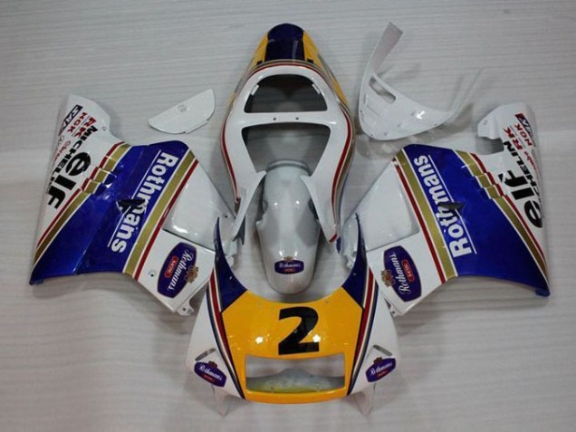 Carenado Moto NSR 250 MC28 P4 1994-1996 - Blanco Azul Amarillo Carenado Moto NSR 250 MC28 P4 1994-1996 - Blanco Azul Amarillo