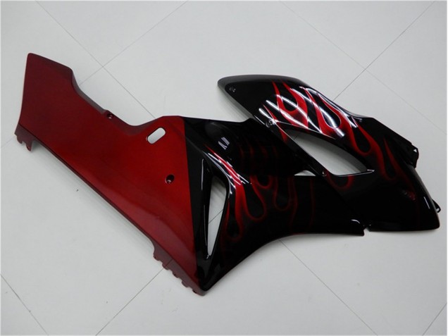 Carenado Moto & Plástico CBR 1000 RR 2004-2005 - Rojo Negro Carenado Moto & Plástico CBR 1000 RR 2004-2005 - Rojo Negro