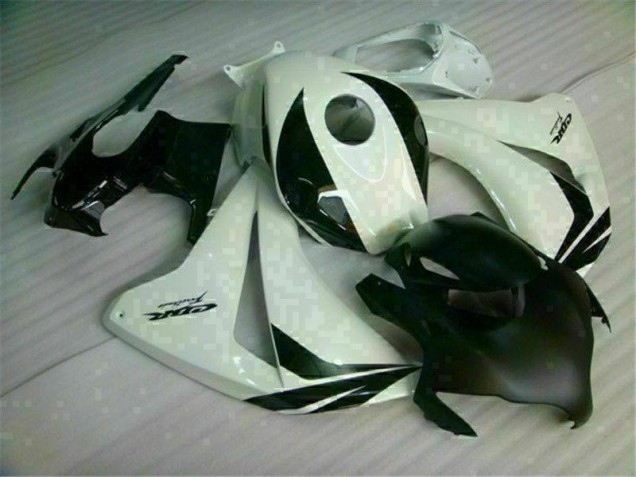 Carenado Moto & Plástico CBR 1000 RR 2008-2011 - Blanco Negro Carenado Moto & Plástico CBR 1000 RR 2008-2011 - Blanco Negro