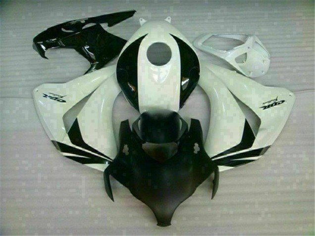 Carenado Moto & Plástico CBR 1000 RR 2008-2011 - Blanco Negro Carenado Moto & Plástico CBR 1000 RR 2008-2011 - Blanco Negro