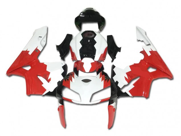 Carenado Moto & Plástico CBR 600 RR 2005-2006 - Rojo Blanco Negro Carenado Moto & Plástico CBR 600 RR 2005-2006 - Rojo Blanco Negro