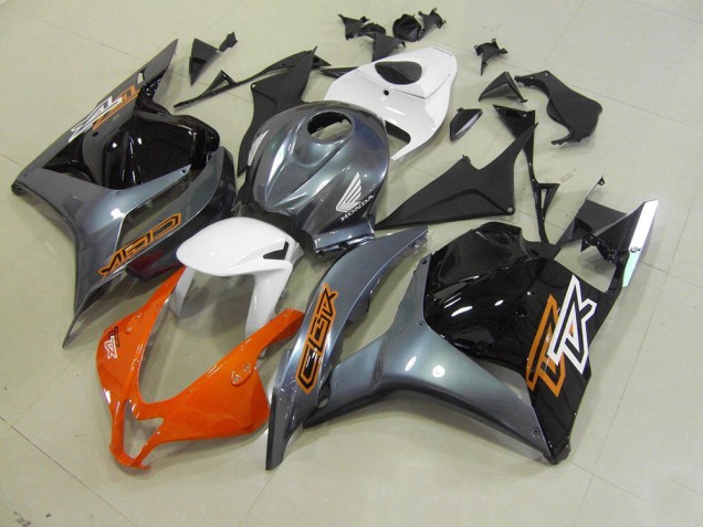 Carenado Moto & Plástico CBR 600 RR 2009-2012 - Naranja Gris Negro Carenado Moto & Plástico CBR 600 RR 2009-2012 - Naranja Gris Negro