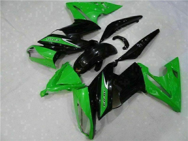 Carenado Moto & Plástico EX650 2006-2008 - Verde Negro Carenado Moto & Plástico EX650 2006-2008 - Verde Negro