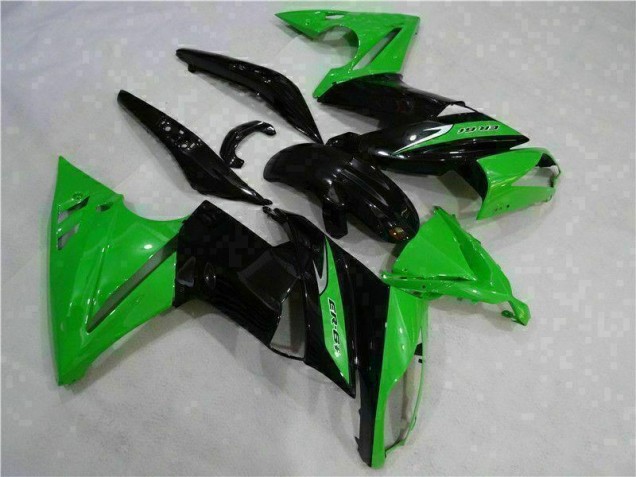 Carenado Moto & Plástico EX650 2006-2008 - Verde Negro Carenado Moto & Plástico EX650 2006-2008 - Verde Negro