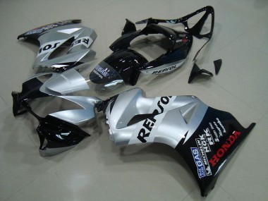 Carenado Moto & Plástico VFR 800 2002-2013 - Plata Repsol