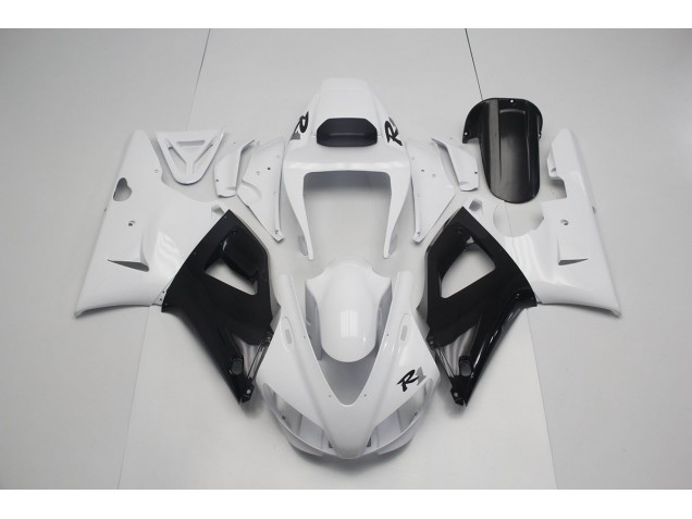 Carenado Moto R1 1998-1999 - Blanco Perla Negro Carenado Moto R1 1998-1999 - Blanco Perla Negro