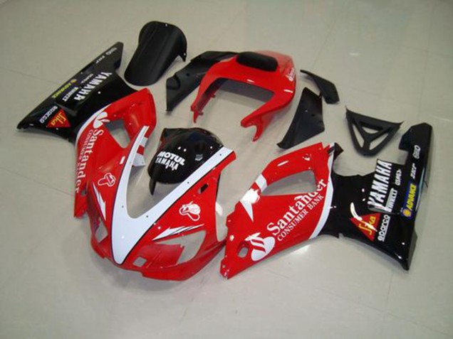Carenado Moto R1 1998-1999 - Rojo Negro Blanco Carenado Moto R1 1998-1999 - Rojo Negro Blanco