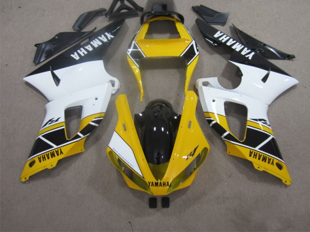 Carenado Moto R1 2000-2001 - Amarillo Blanco Negro Carenado Moto R1 2000-2001 - Amarillo Blanco Negro
