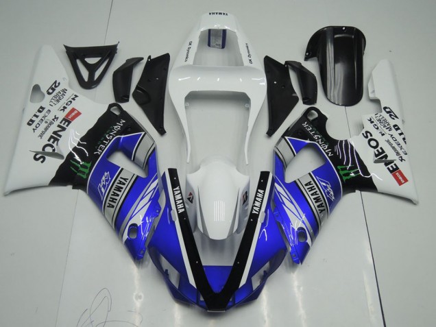 Carenado Moto R1 2000-2001 - Azul Blanco ENEOS Monster Carenado Moto R1 2000-2001 - Azul Blanco ENEOS Monster