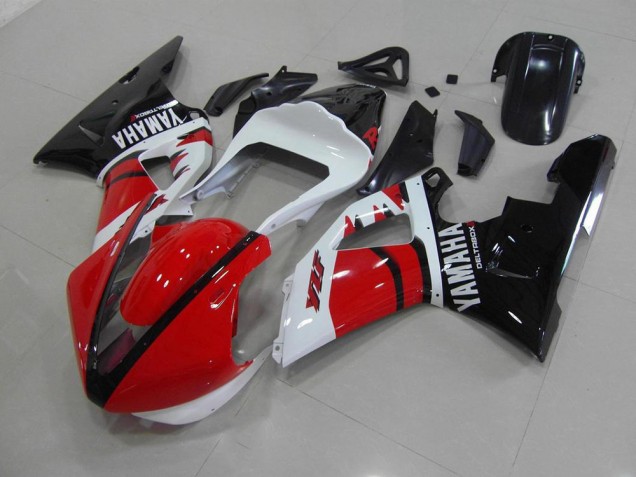 Carenado Moto R1 2000-2001 - Rojo Negro Blanco Carrera Versión Carenado Moto R1 2000-2001 - Rojo Negro Blanco Carrera Versión