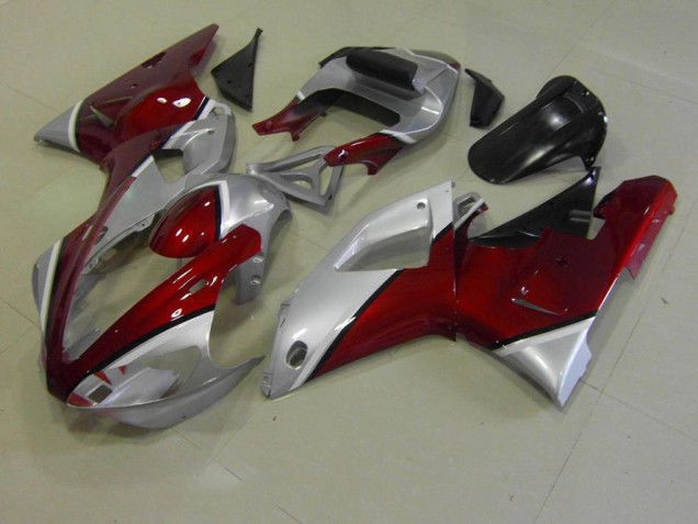 Carenado Moto R1 2000-2001 - Rojo & Plata Carenado Moto R1 2000-2001 - Rojo & Plata