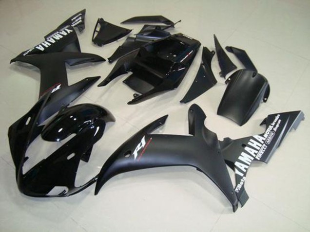 Carenado Moto R1 2002-2003 - Negro Mate Blanco Carenado Moto R1 2002-2003 - Negro Mate Blanco