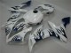 Carenado Moto R1 2004-2006 - Blanco Azul Llama Carenado Moto R1 2004-2006 - Blanco Azul Llama