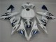 Carenado Moto R1 2004-2006 - Blanco Azul Llama Carenado Moto R1 2004-2006 - Blanco Azul Llama