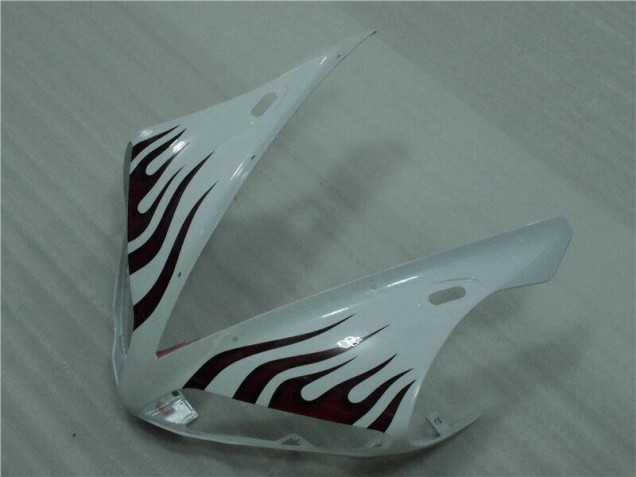 Carenado Moto R1 2004-2006 - Blanco Rojo Llama Carenado Moto R1 2004-2006 - Blanco Rojo Llama