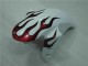Carenado Moto R1 2004-2006 - Blanco Rojo Llama Carenado Moto R1 2004-2006 - Blanco Rojo Llama