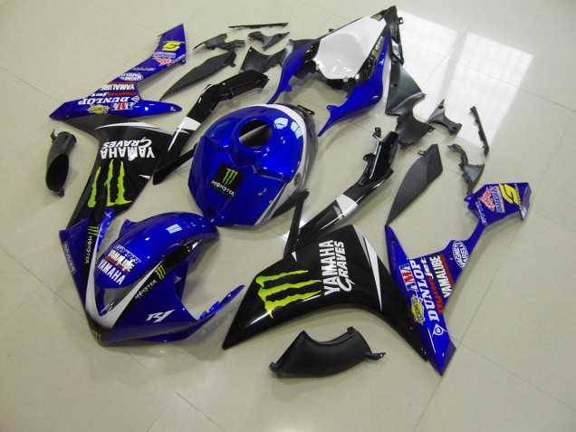 Carenado Moto R1 2007-2008 - Azul Monster Carenado Moto R1 2007-2008 - Azul Monster