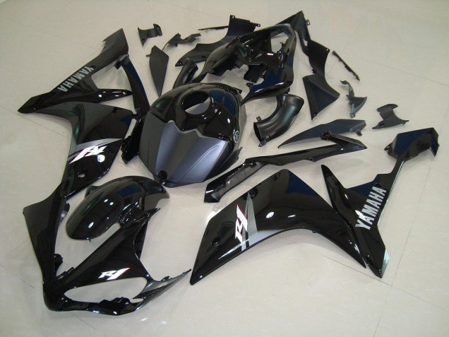 Carenado Moto R1 2007-2008 - Brillante Negro Blanco Carenado Moto R1 2007-2008 - Brillante Negro Blanco