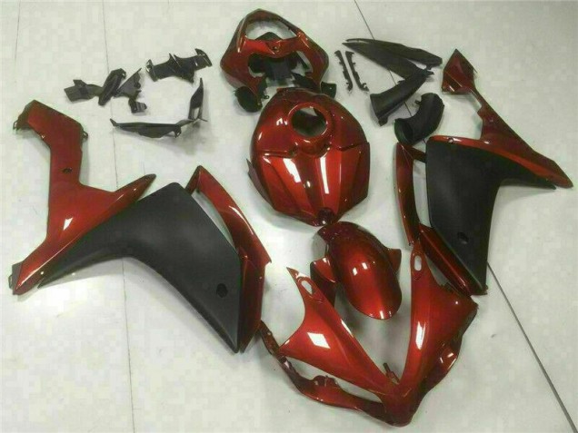 Carenado Moto R1 2007-2008 - Rojo Negro Carenado Moto R1 2007-2008 - Rojo Negro