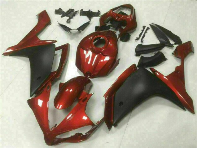 Carenado Moto R1 2007-2008 - Rojo Negro Carenado Moto R1 2007-2008 - Rojo Negro