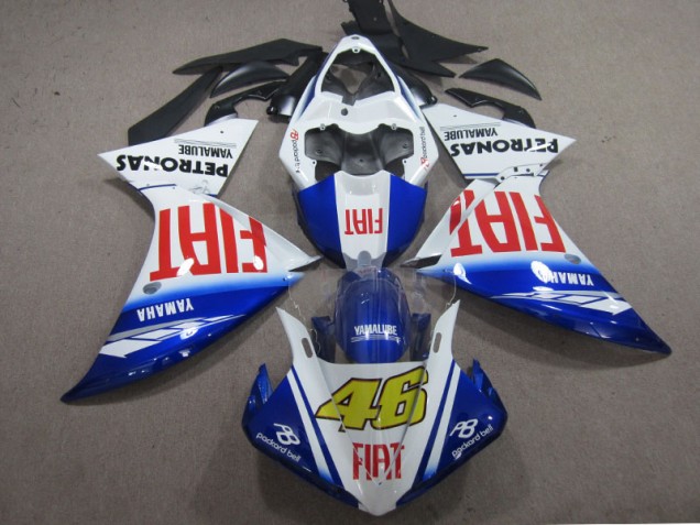 Carenado Moto R1 2009-2011 - Azul Blanco Fiat 46 Carenado Moto R1 2009-2011 - Azul Blanco Fiat 46