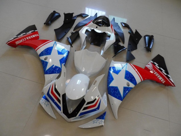 Carenado Moto R1 2009-2011 - Blanco Negro Ducati Star Carenado Moto R1 2009-2011 - Blanco Negro Ducati Star