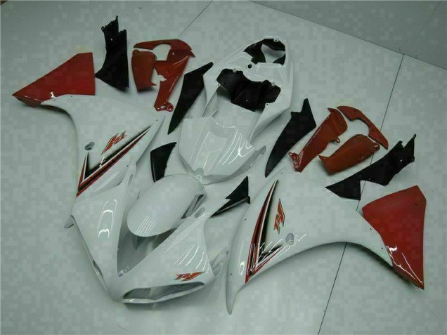 Carenado Moto R1 2009-2011 - Blanco Rojo Carenado Moto R1 2009-2011 - Blanco Rojo