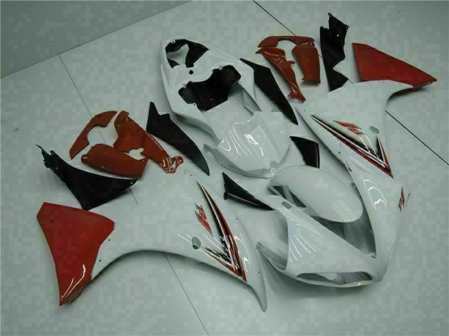 Carenado Moto R1 2009-2011 - Blanco Rojo Carenado Moto R1 2009-2011 - Blanco Rojo