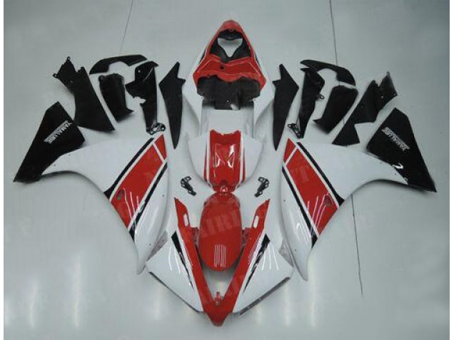 Carenado Moto R1 2012-2014 - Blanco Rojo Negro Carenado Moto R1 2012-2014 - Blanco Rojo Negro