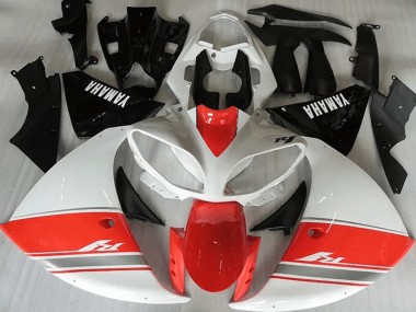 Carenado Moto R1 2012-2014 - Racy Rojo Blanco Negro