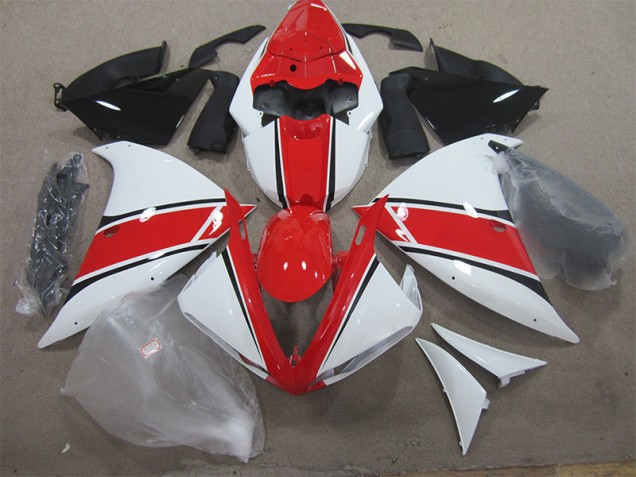 Carenado Moto R1 2012-2014 - Rojo Blanco Carenado Moto R1 2012-2014 - Rojo Blanco