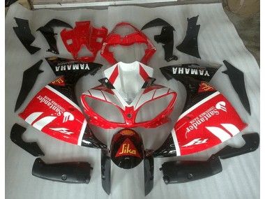 Carenado Moto R1 2012-2014 - Rojo Blanco & Negro Graphic