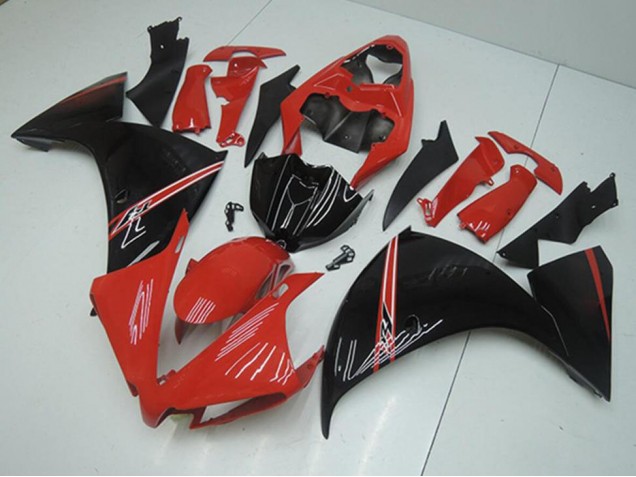 Carenado Moto R1 2012-2014 - Rojo Negro