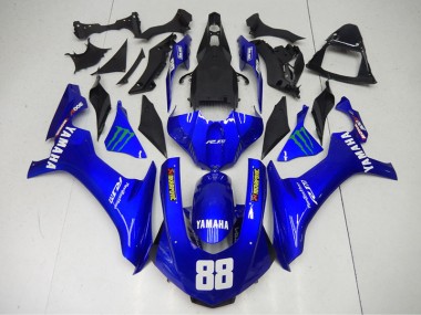 Carenado Moto R1 2015-2019 - Azul Monster 88
