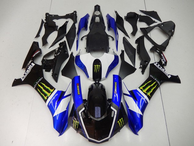 Carenado Moto R1 2015-2019 - Azul Negro Monster Carenado Moto R1 2015-2019 - Azul Negro Monster