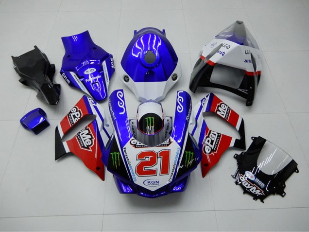Carenado Moto R1 2015-2019 - Azul Rojo KGN 21 Carenado Moto R1 2015-2019 - Azul Rojo KGN 21