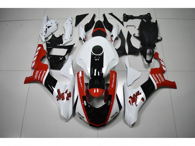 Carenado Moto R1 2015-2019 - Blanco Rojo Negro Carenado Moto R1 2015-2019 - Blanco Rojo Negro